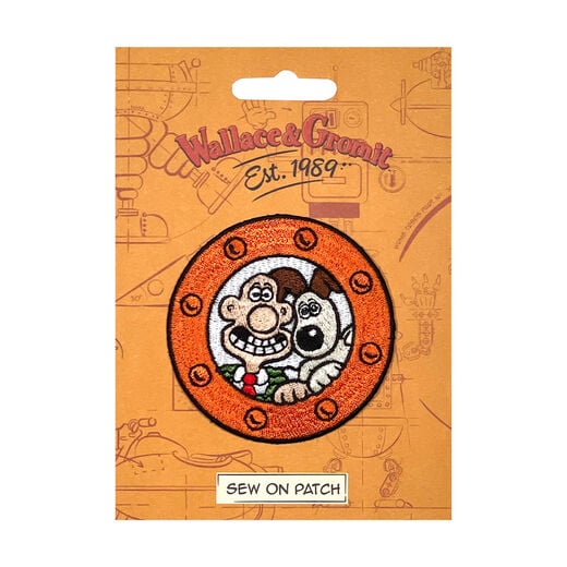 Wallace and Gromit embroidered patch